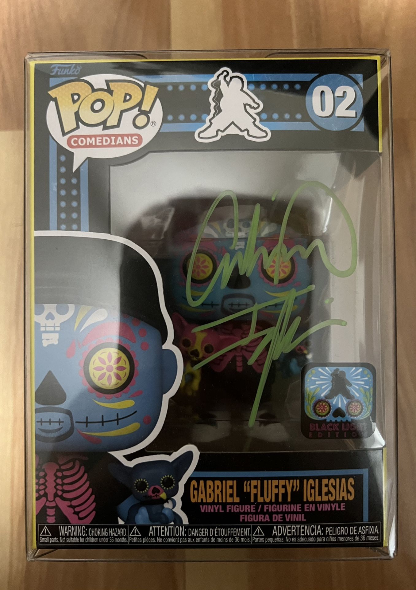 Signed Blacklight Gabriel “Fluffy” Iglesias
