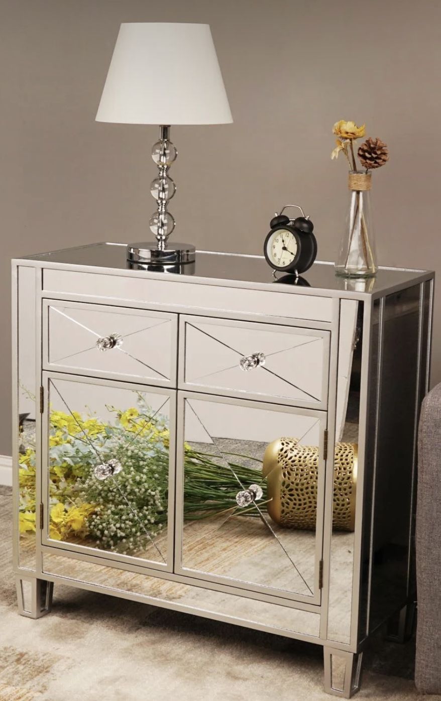 Mirrored Nightstand / End tables