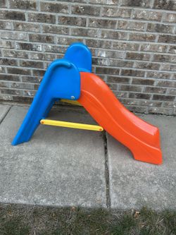 Child's Slide Kept Indoors