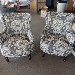 Black And White Accent Chairs 