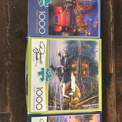 Puzzles 1000 - Set of 3