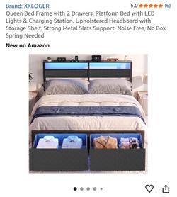 Queen bed frame