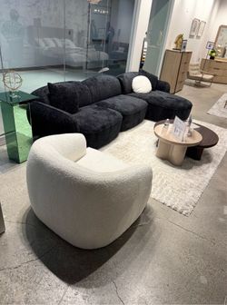 Modern Couches - black or white - same day delivery 🚚 no credit needed - 0 money down