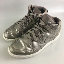 Nike Air Jordan 1 Mid SE PS Sepia Stone White Noble KIDS US SIZE 3Y