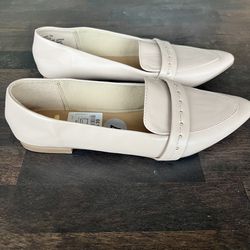 Tan Slip On Shoes- Size 7