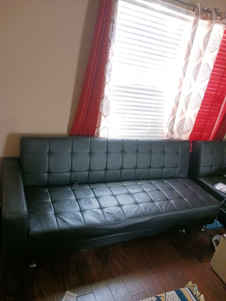 Leather sofa