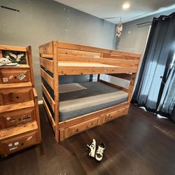 Full Size Bunk Beds with Storage