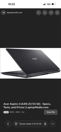 Acer Aspire 3 315-51 series Black 100$
