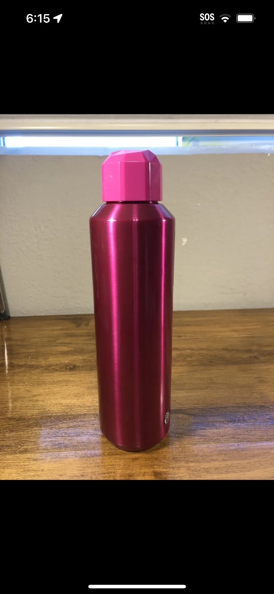 NEW STARBUCKS Hot Pink Stainless Steel Insulated Water Bottle, 20 oz