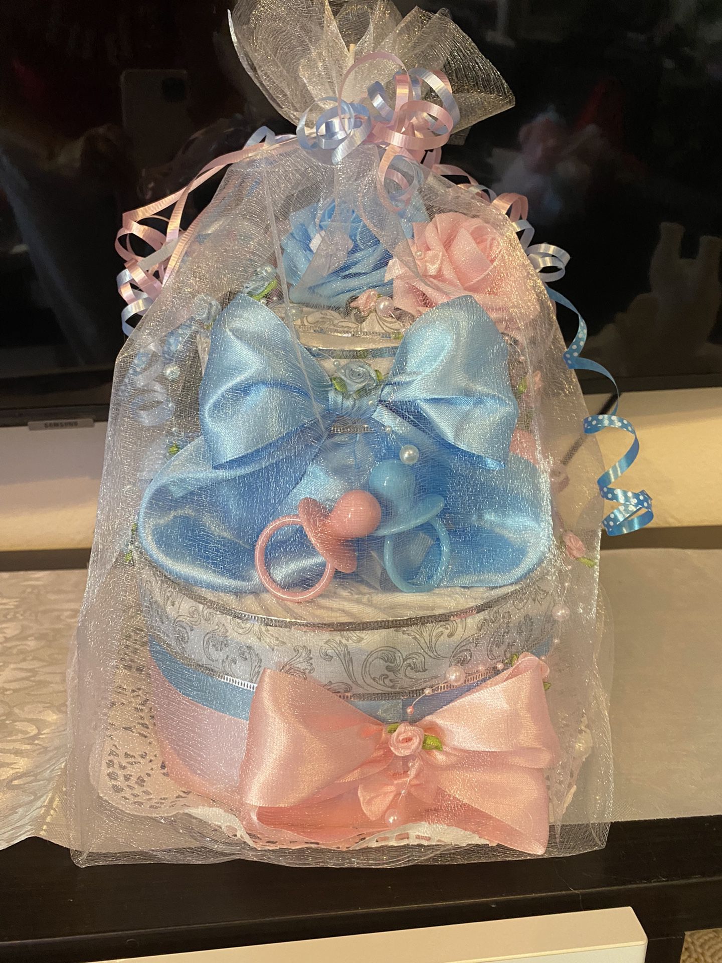 Diapers Cake For A Gender Reveals And Gift