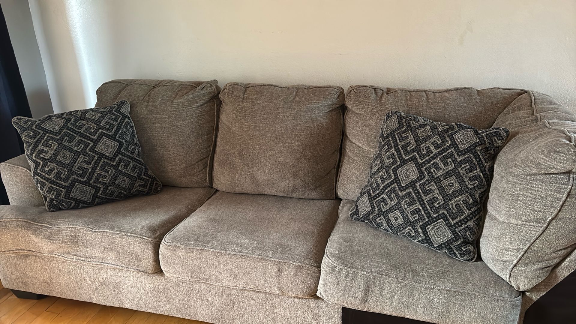 Grey L Couch