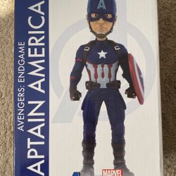Captain America Avengers Endgame 8" Head Knocker Bobblehead — NEW NEVER OPENED