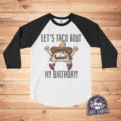 Taco Birthday Shirt Kids Funny Birthday Tacos Gift For Boys Girls Birthdays Party