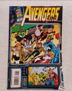 Vintage Marvel comics Avengers Log #1