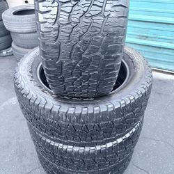 Tengo Un Set De Llantas En Muy Buenas Condiciones Marca Bfgoodrich 275/55 R20 Instalación Y Balanceo Por El Mismo Precio