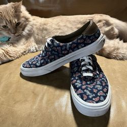 Vans Era 59 Paisley Blue Canvas/brown Leather