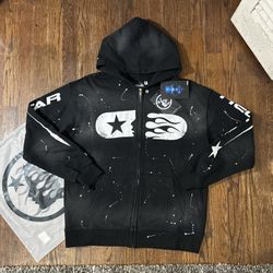 Hellstar Studios Zip Hoodie 'Black'🔥