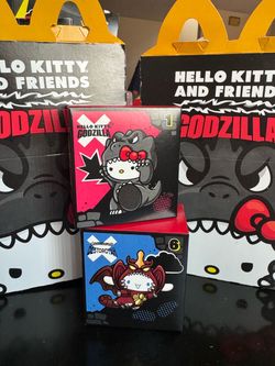 For trade Hello Kitty x Godzilla McDonald’s happy meal toys
