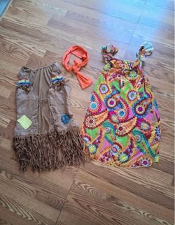 Women’s 1960s 70s Groovy Hippie Go Go Girl Costume Size M/L
