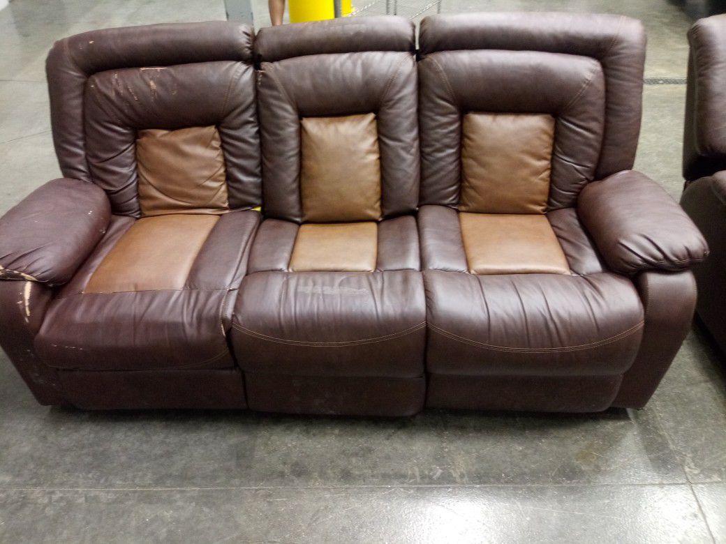 Reclining Couch and chairs