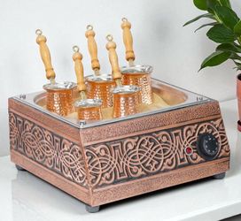 Traditional Handcrafted Copper Sand Coffee Maker Machine