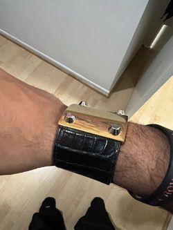 Balenciaga leather cuff