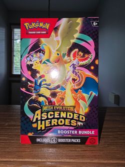 Pokemon ASCENDED HEROES Booster Bundle MEGA EVOLUTION Trading Cards TCG