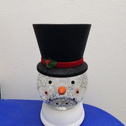 Bath & Body Works Snow Man,Snow Globe Candle Holder