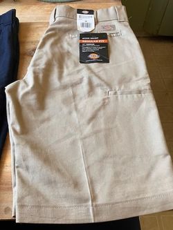 Navy blue and khaki size 34 dickies shorts