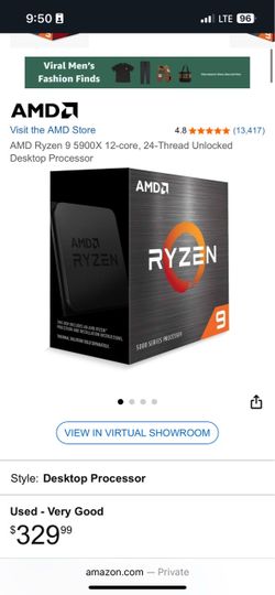 Ryzen 5900x/ Trident Z Neo 3600mz 2x8gb 16GB total / B550M Pro4 2TB HDD bundle
