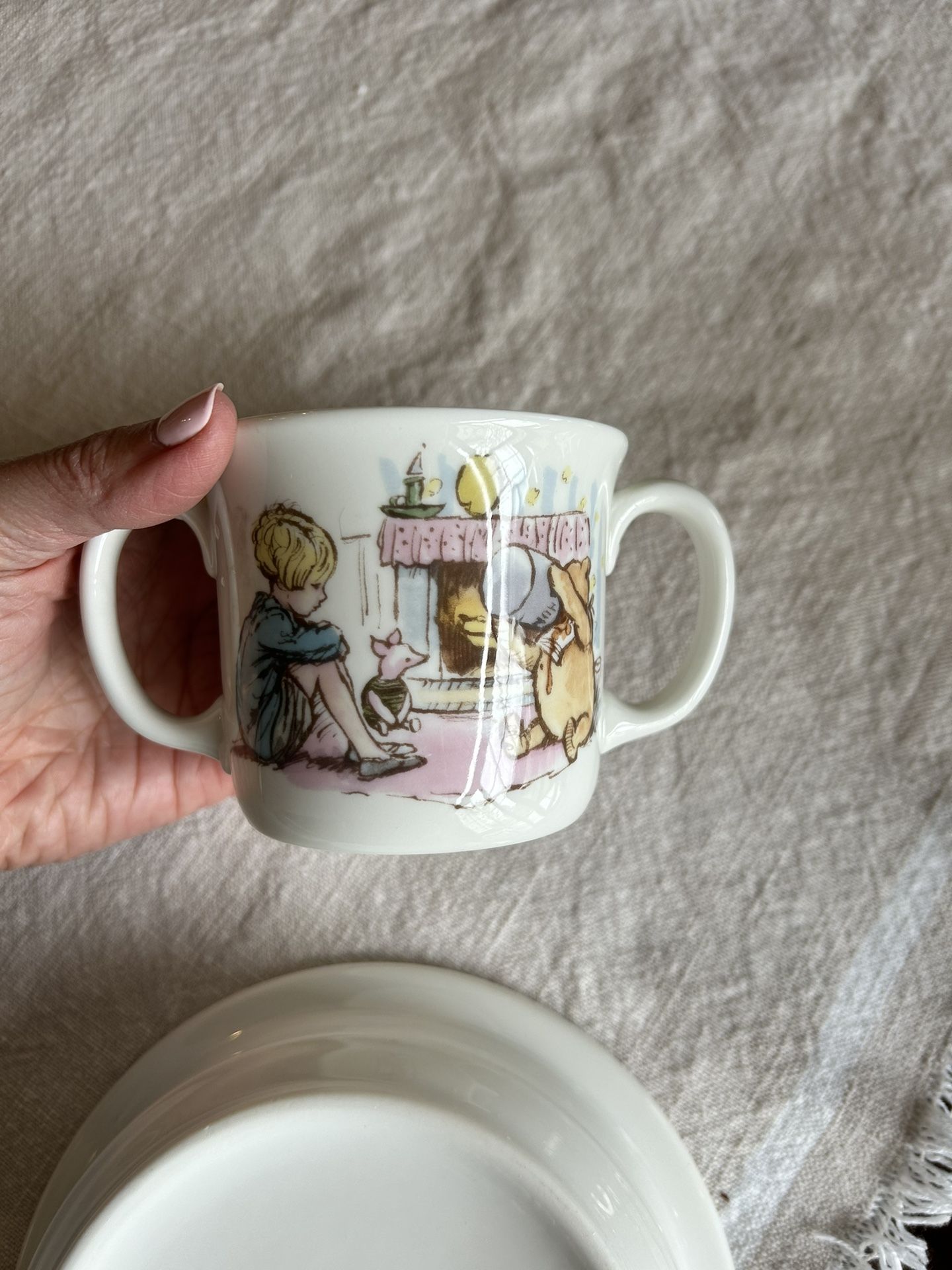 Collectible Winnie The Pooh Bowl And Cup By Royal Doulton