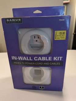 In Wall Cable Kit Hide TV Television Cords