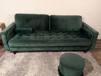 Couch and ottoman