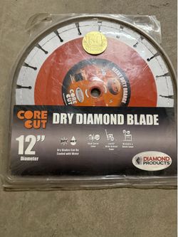 CORE CUT DRY DIAMOND BLADE NEW