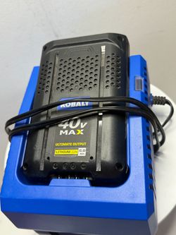 Kobalt 40V Max 6.0Ah Lithium-Ion Battery with Charger