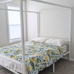 Queen Canopy Bed  Frame 