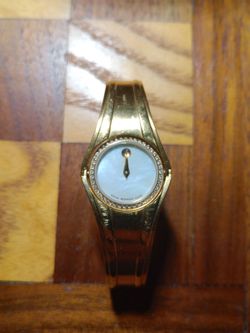 Ladies Movado Bangle Style Quartz Watch w/Diamonds No Box