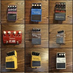 Electric Guitar Fx Pedals.
