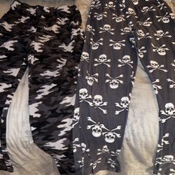 Mens Medium Fleece Pants 
