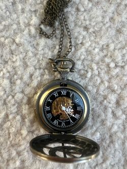 Pocket watch necklace