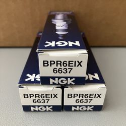 6637 BPR6EIX Iridium IX Spark Plugs - 3 Pack