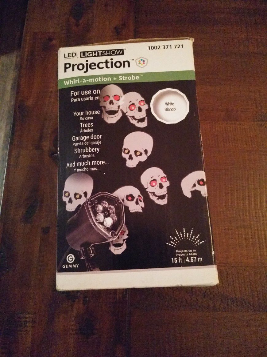 Halloween Skull motion Light Showt