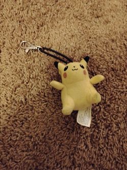 Pikachu Mini Plush Keychain Clip