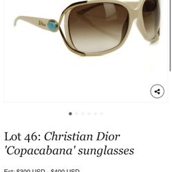 Christian Dior Copacabana Sunglasses 