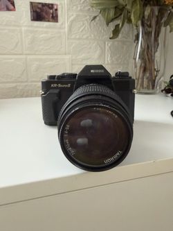 Ricoh KR-5 Super Il black camera (old school) with 102mm lens