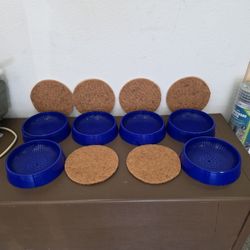 6pcs Pigeon Nesting Bowls with Coconut Fiber Racing Pigeons, Doves, Quails & Small Birds.