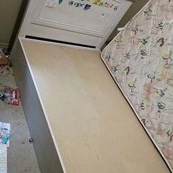 Wooden Twin Size Platform Bed