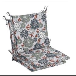 Outdoor Mid Back Dining Chair Cushion (2-Pack)