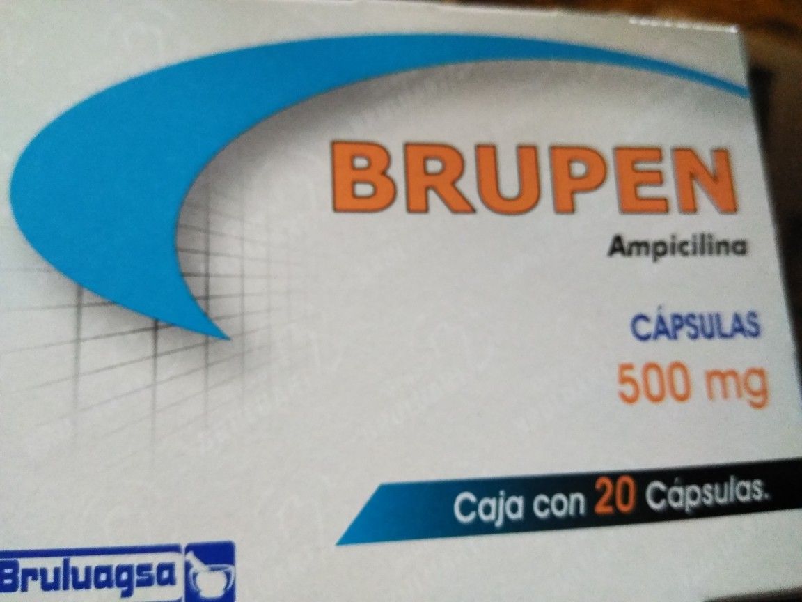 Ampicilina 500 mg/ $2 cada una