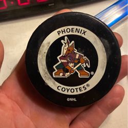 Puck From.     “Phoenix” Coyotes  Game